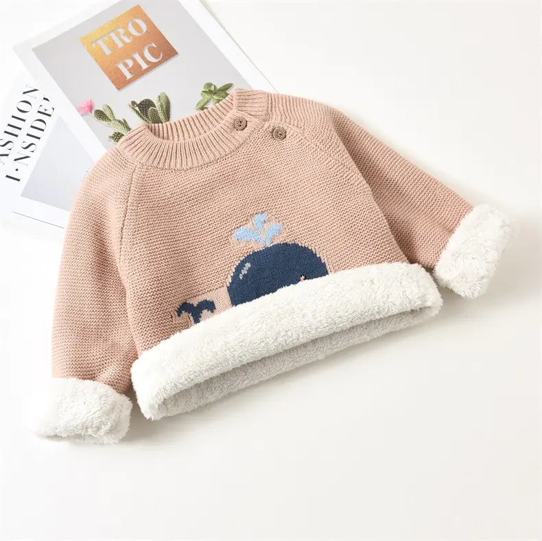 Bebek Peluş Sıcak Giyim