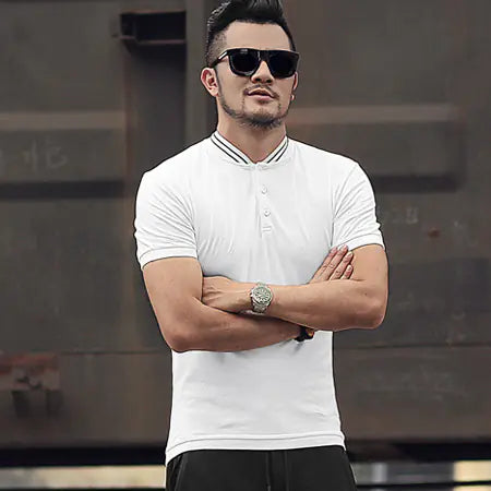Polo Yaka Tişört, Kısa Kollu